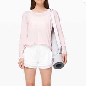 Lululemon Emerald Long Sleeve EUC - Pink Glow